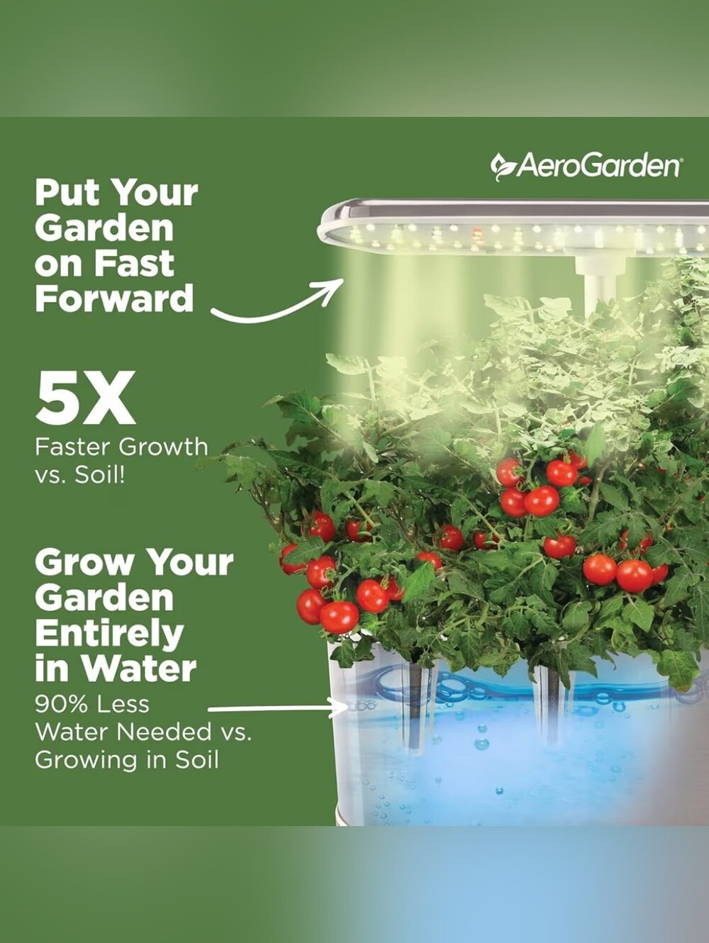 NIB AeroGarden Harvest Elite Indoor Garden Hydroponic System with LED Grow Light - Picture 5 of 11